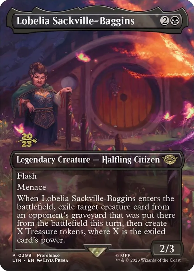 Lobelia Sacquet de Besace — Tales of Middle-earth Promos — Magic: The Gathering