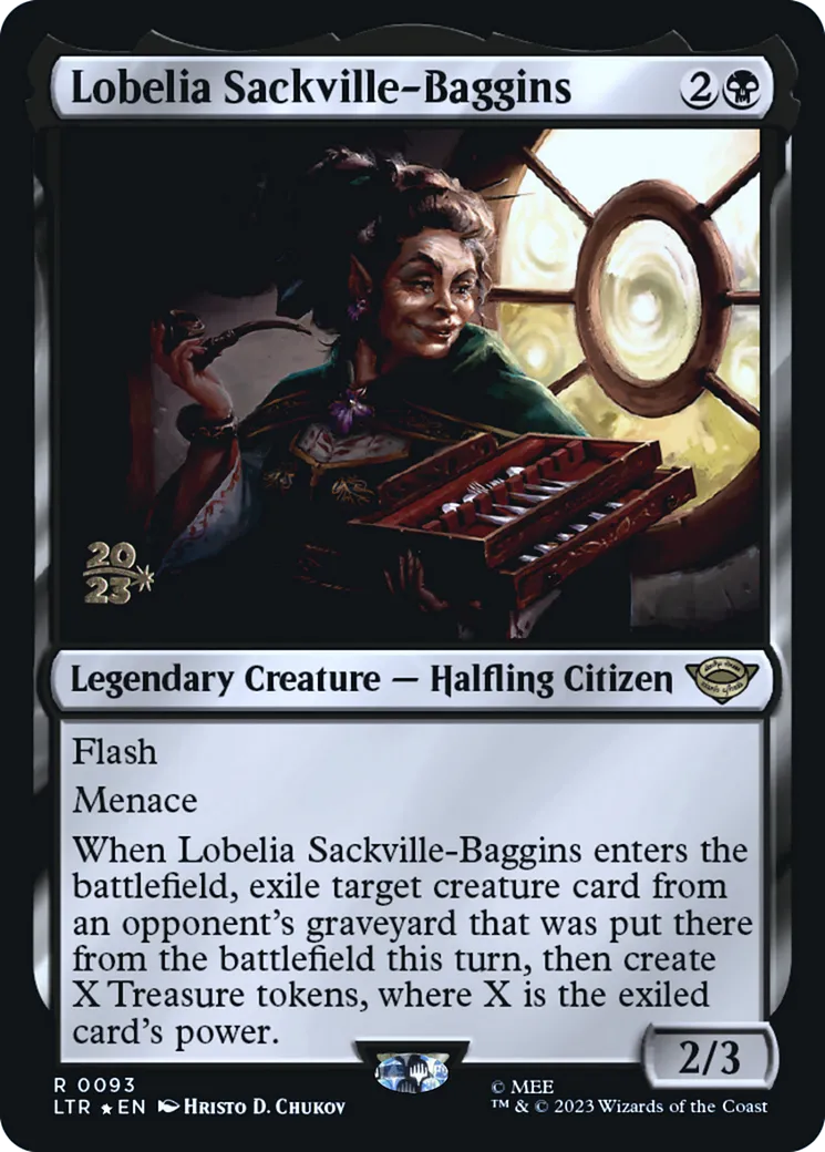 Lobelia Sacquet de Besace — Tales of Middle-earth Promos — Magic: The Gathering