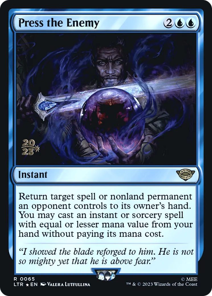 Press the Enemy — Tales of Middle-earth Promos — Magic: The Gathering