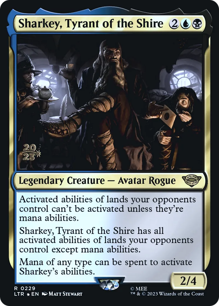 Sharkey, Tyrant of the Shire — Tales of Middle-earth Promos — Magic: The Gathering