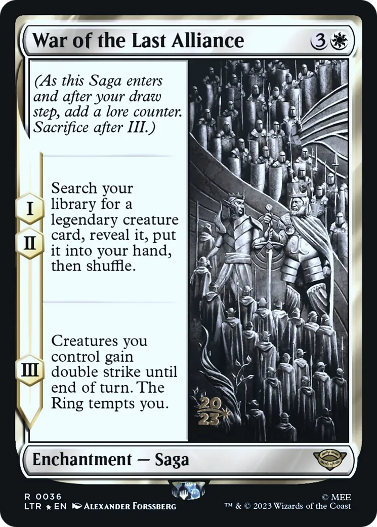 War of the Last Alliance — Tales of Middle-earth Promos — Magic: The Gathering