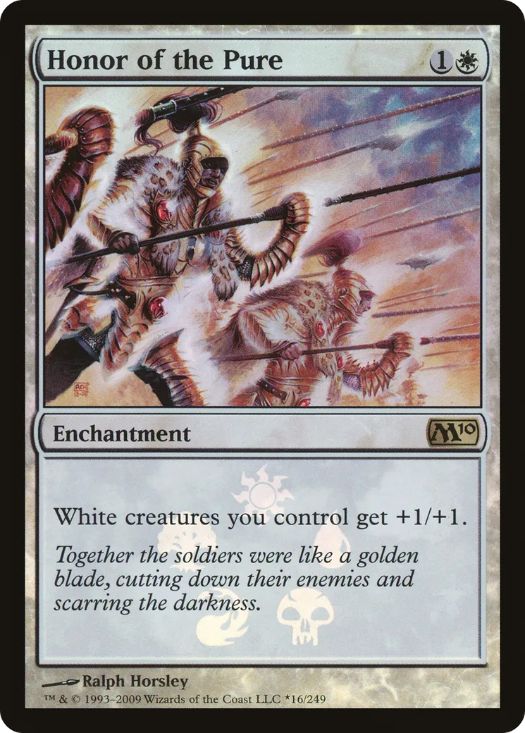 Honneur des purs — Magic 2010 Promos — Magic: The Gathering