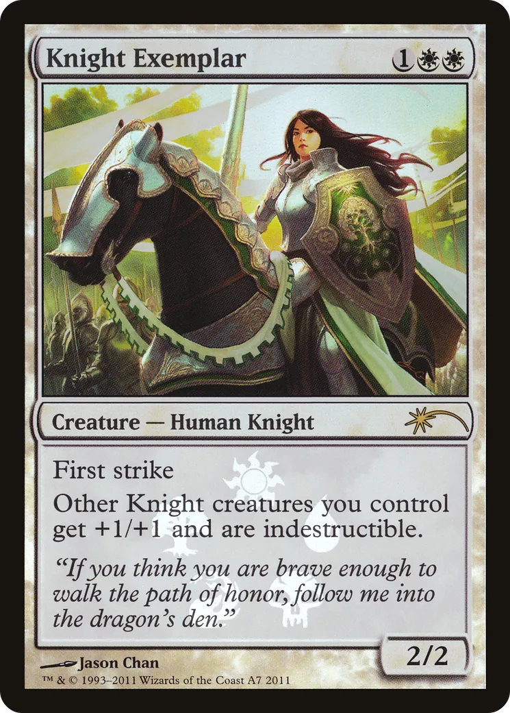 Archétype de chevalier — Magic 2011 Promos — Magic: The Gathering