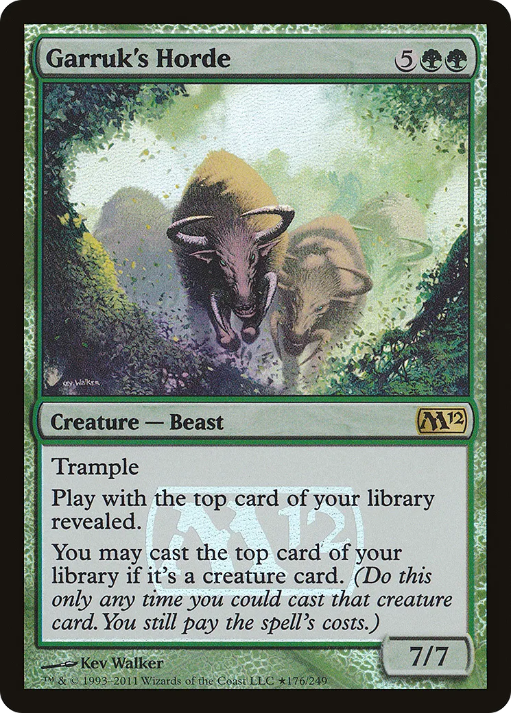 Garruk's Horde — Magic 2012 Promos — Magic: The Gathering