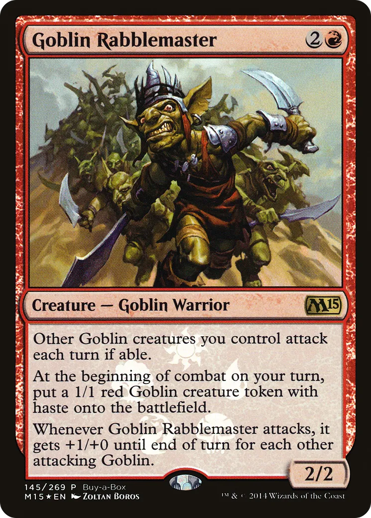 Maître plébéien gobelin — Magic 2015 Promos — Magic: The Gathering