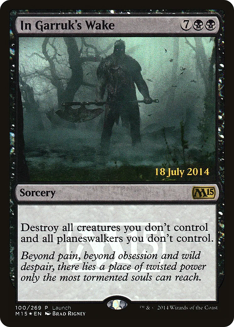 In Garruk's Wake — Magic 2015 Promos — Magic: The Gathering
