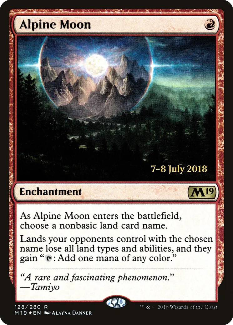 Lune alpine — Core Set 2019 Promos — Magic: The Gathering