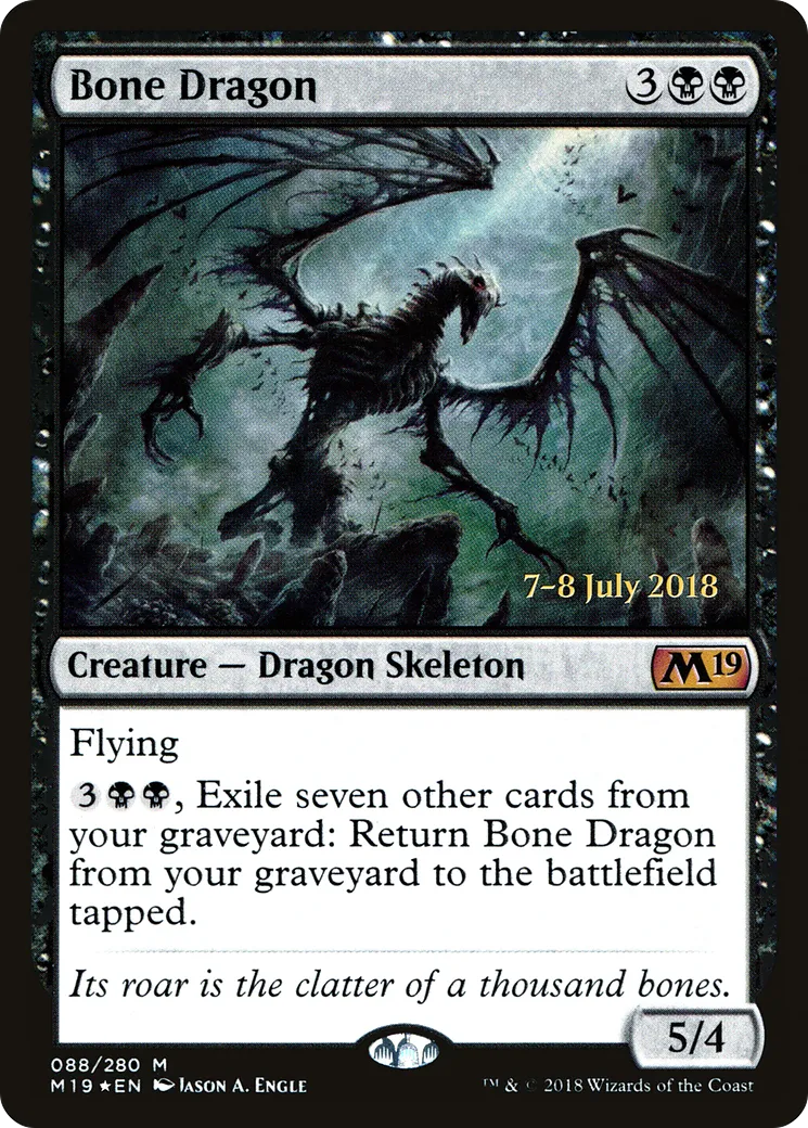 Bone Dragon — Core Set 2019 Promos — Magic: The Gathering