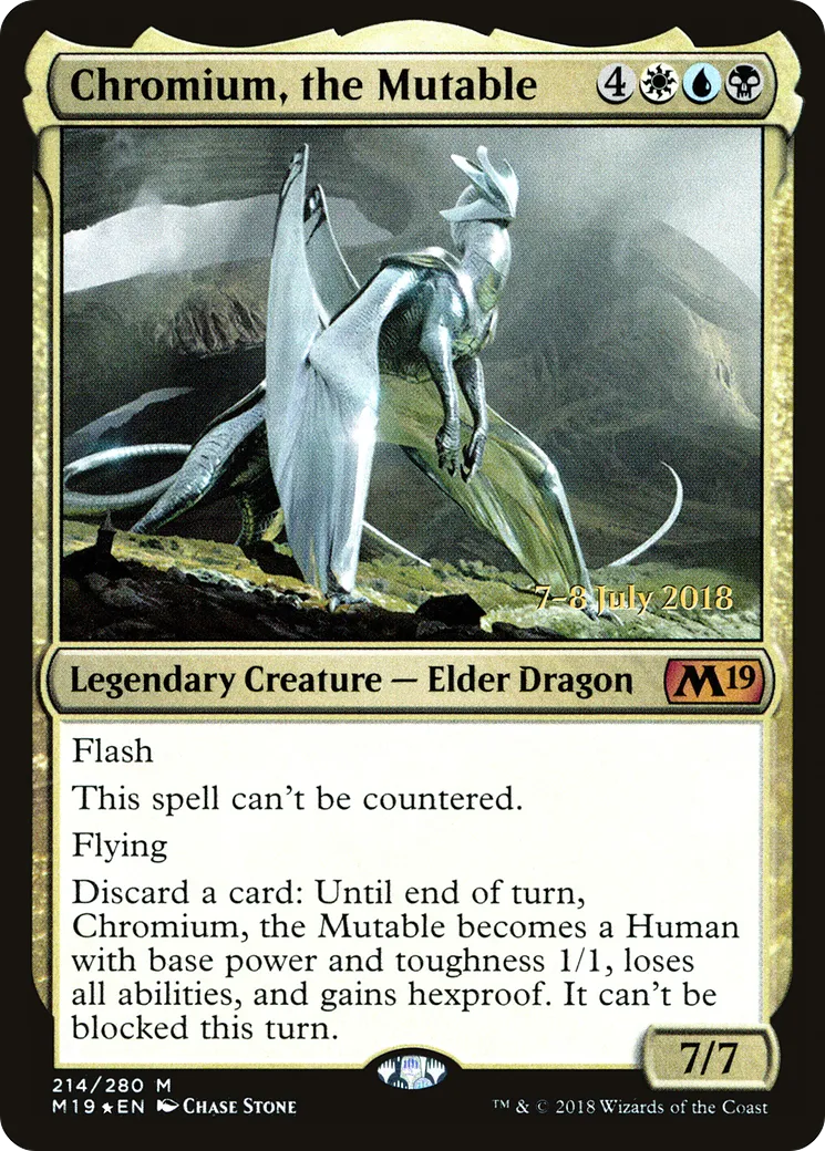 Chromium, l'altérable — Core Set 2019 Promos — Magic: The Gathering
