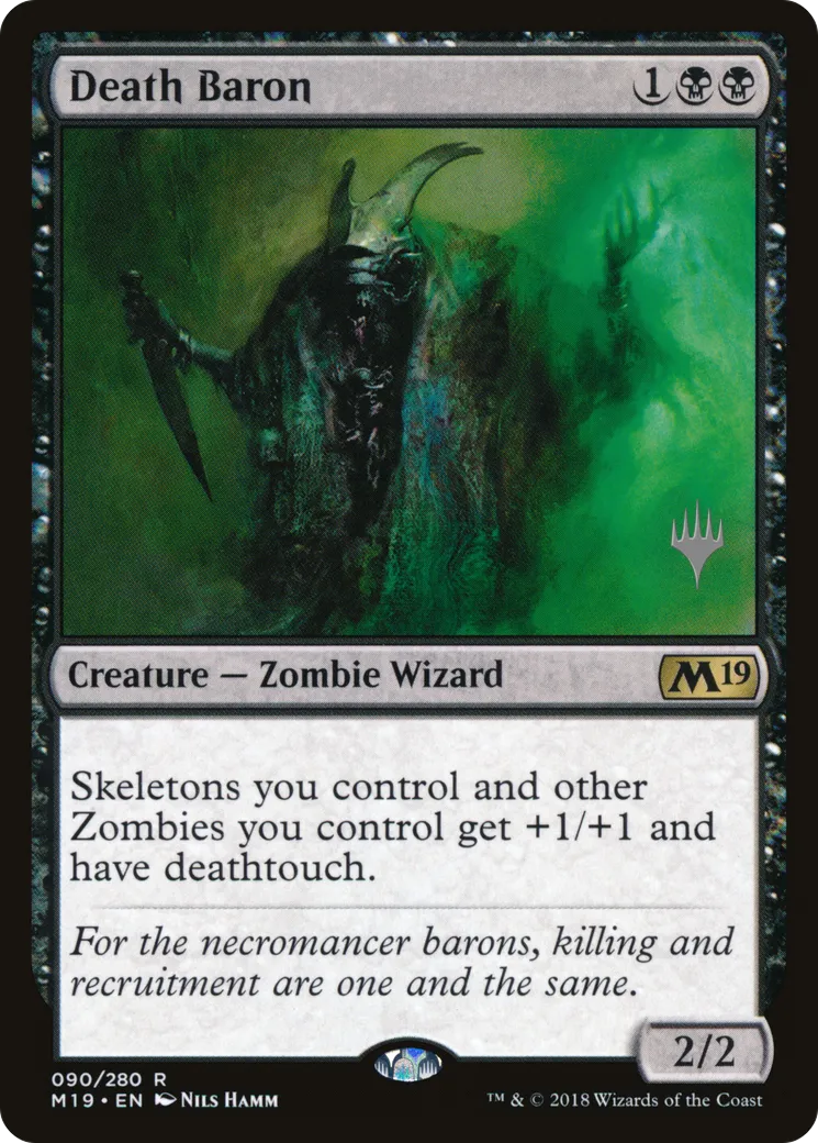 Death Baron — Core Set 2019 Promos — Magic: The Gathering