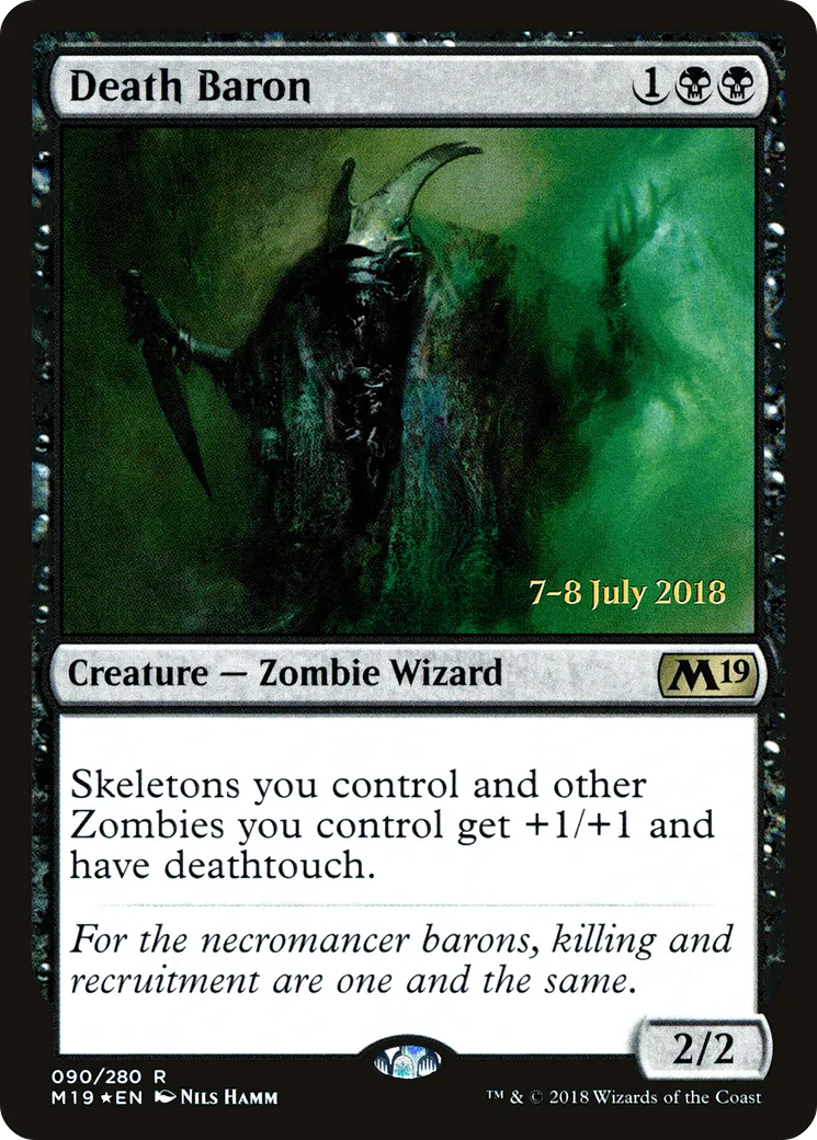 Baron de la mort — Core Set 2019 Promos — Magic: The Gathering