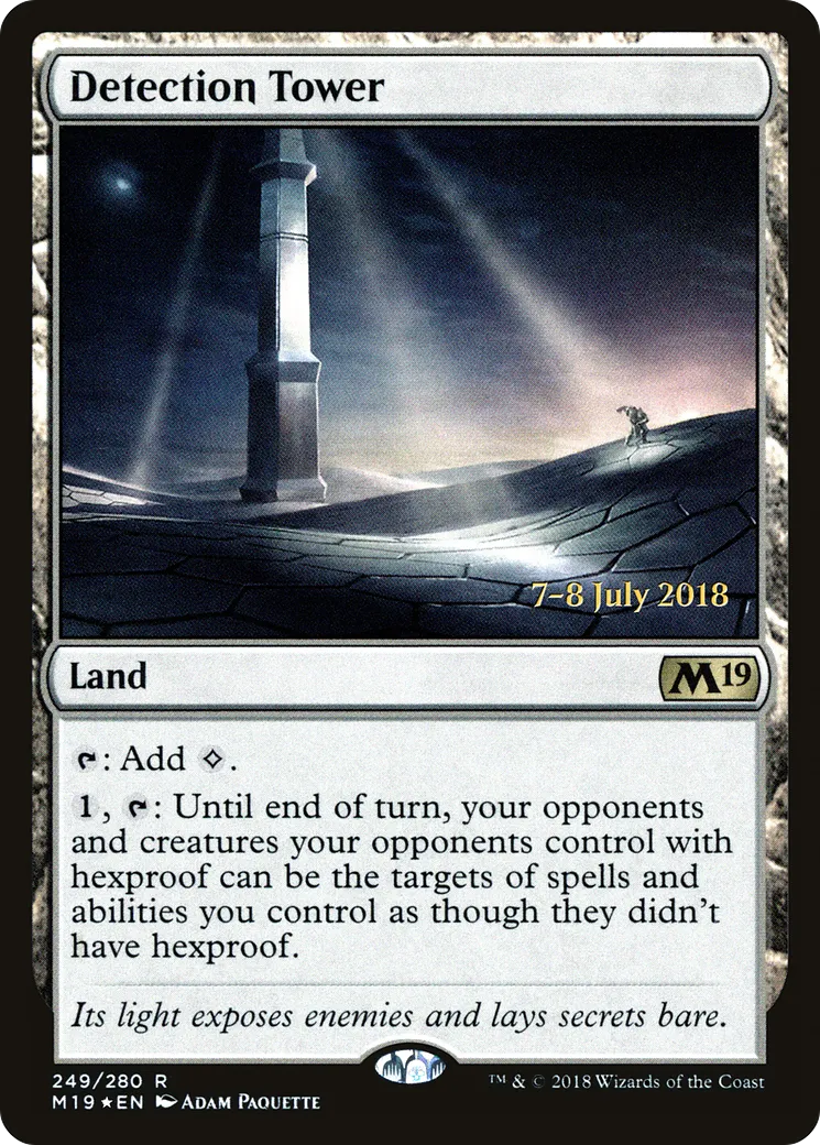 Detection Tower — Core Set 2019 Promos — Magic: The Gathering