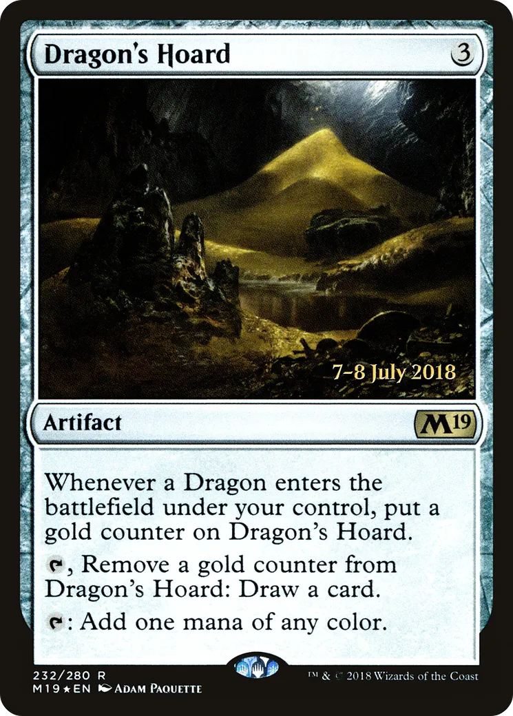 Dragon's Hoard from Core Set 2019 Promos - Magic: The Gathering