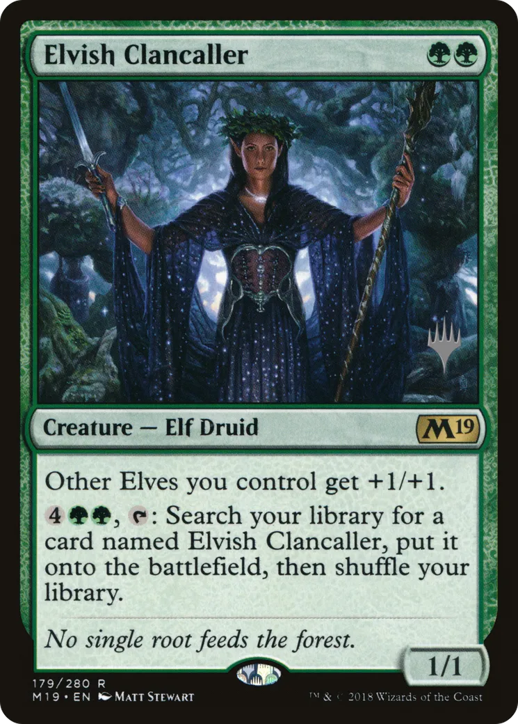 Elvish Clancaller — Core Set 2019 Promos — Magic: The Gathering