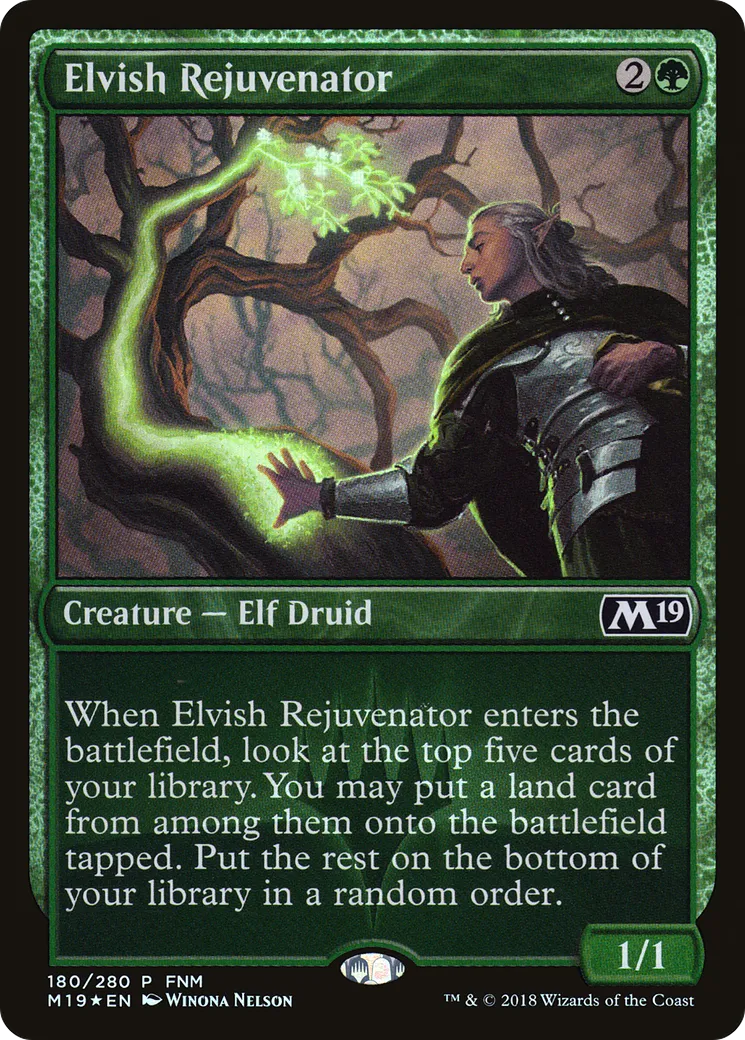 Elvish Rejuvenator — Core Set 2019 Promos — Magic: The Gathering