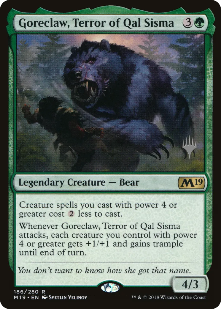 Goreclaw, Terror of Qal Sisma — Core Set 2019 Promos — Magic: The Gathering