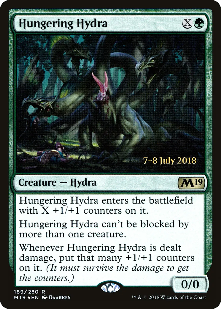 Hungering Hydra — Core Set 2019 Promos — Magic: The Gathering