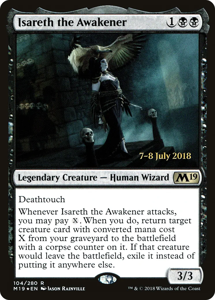 Isareth l'éveilleuse — Core Set 2019 Promos — Magic: The Gathering
