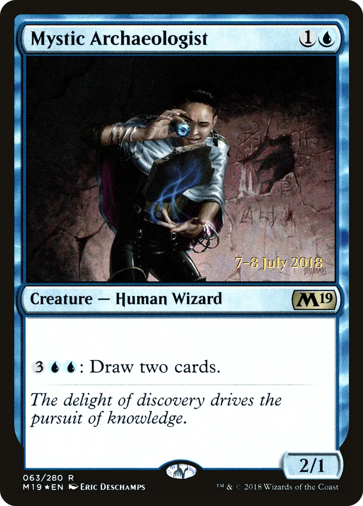 Archéologue mystique — Core Set 2019 Promos — Magic: The Gathering