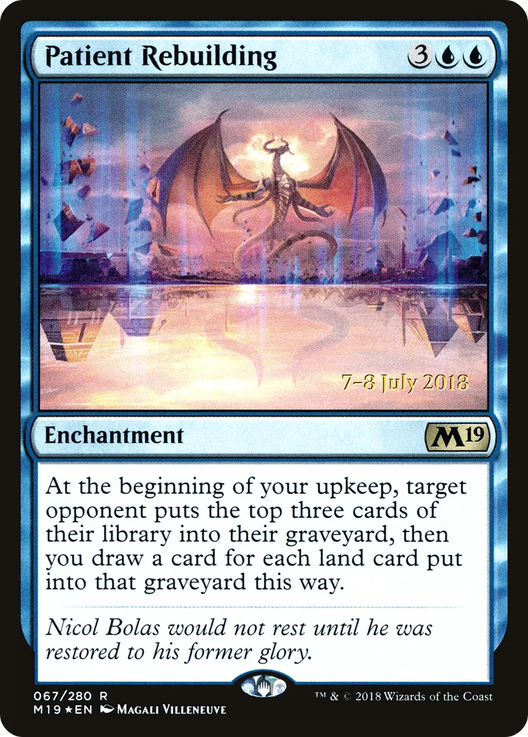 Reconstruction patiente — Core Set 2019 Promos — Magic: The Gathering