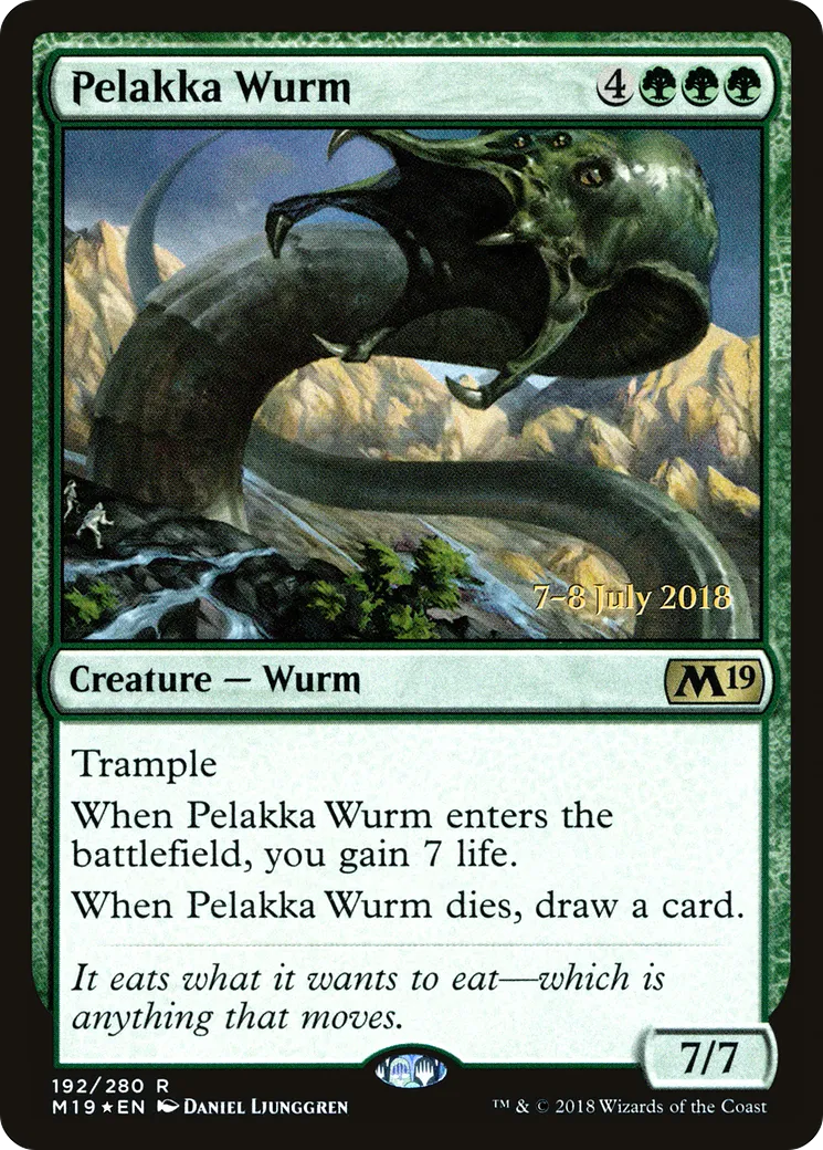 Pelakka Wurm — Core Set 2019 Promos — Magic: The Gathering