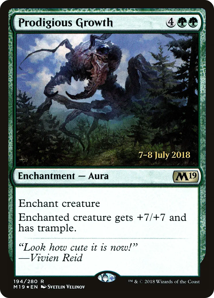 Croissance prodigieuse — Core Set 2019 Promos — Magic: The Gathering