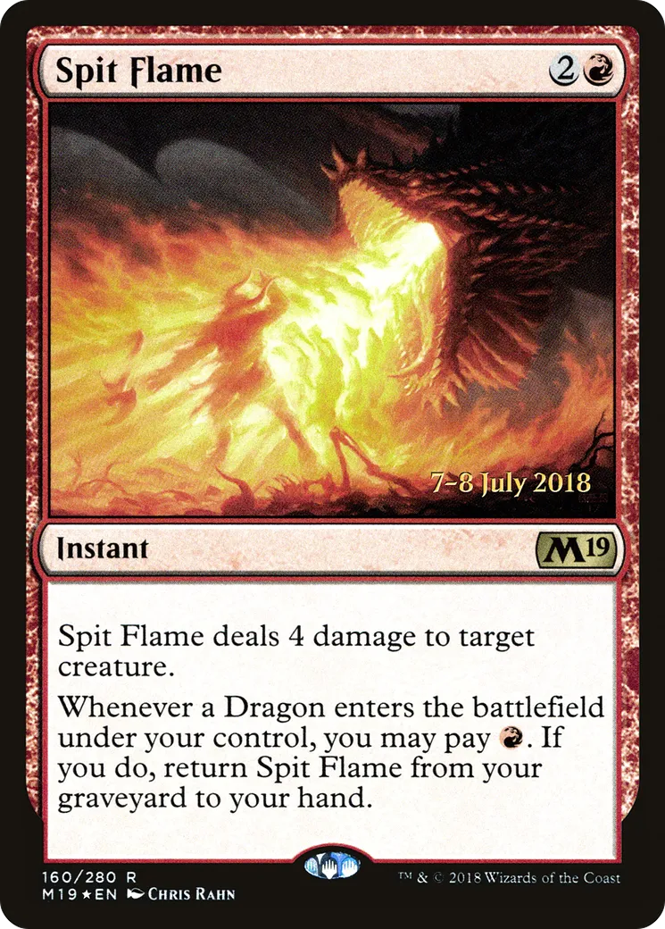Cracher des flammes — Core Set 2019 Promos — Magic: The Gathering