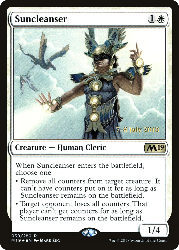 Suncleanser — Core Set 2019 Promos — Magic: The Gathering