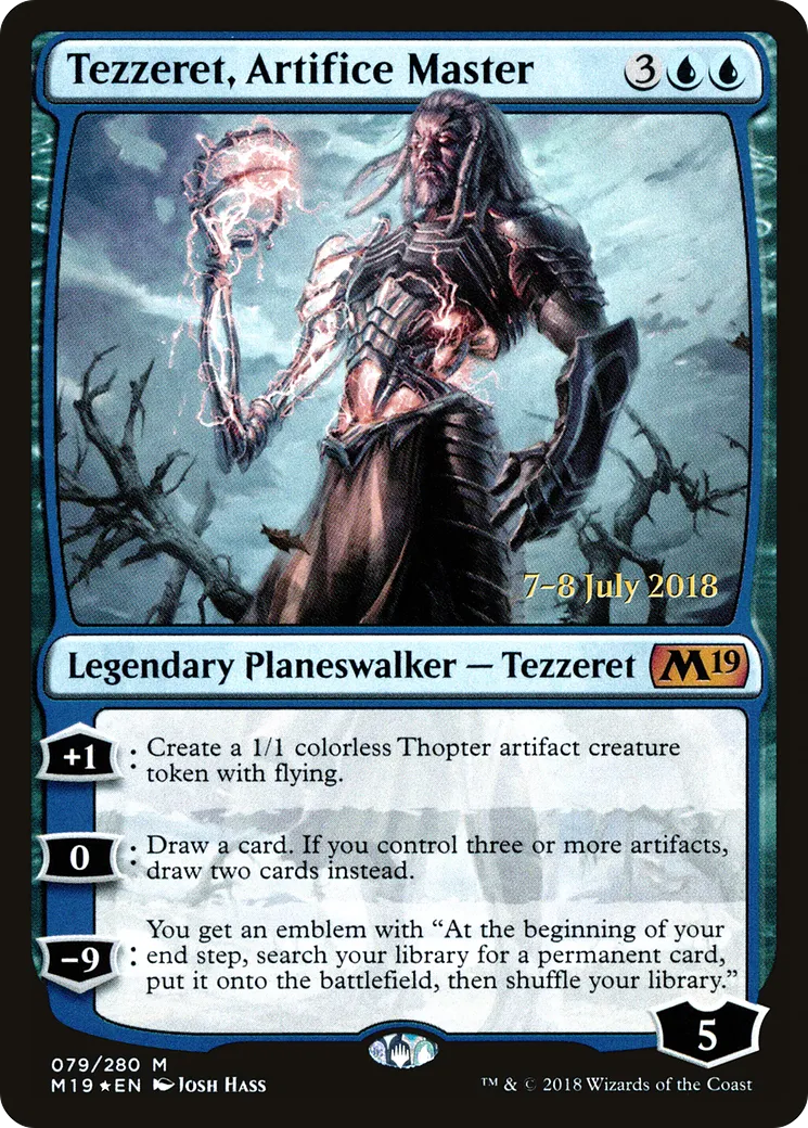 Tezzeret, Artifice Master — Core Set 2019 Promos — Magic: The Gathering
