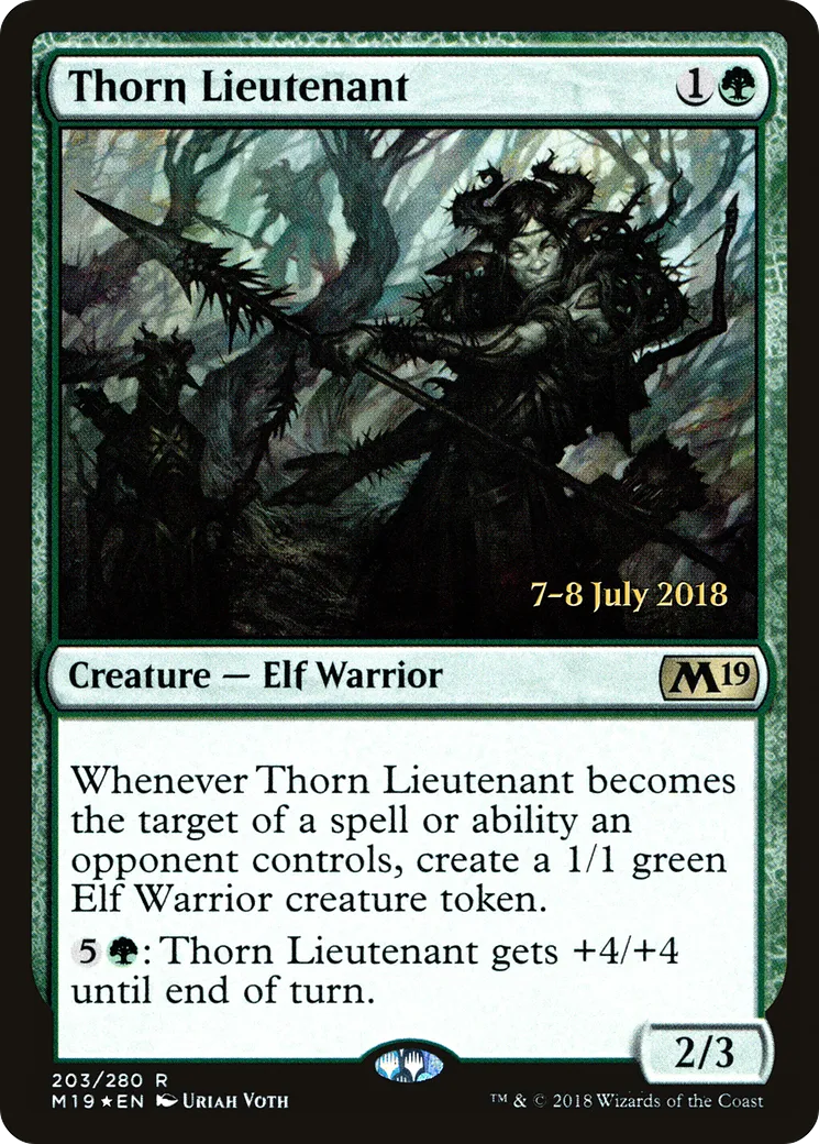Thorn Lieutenant — Core Set 2019 Promos — Magic: The Gathering