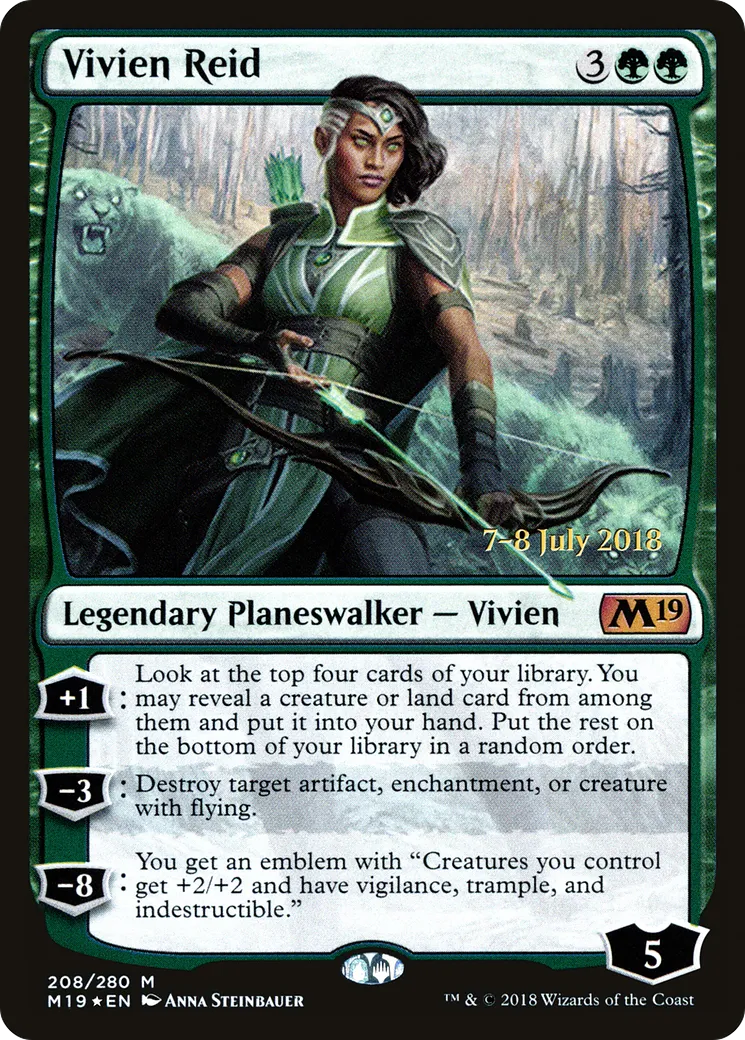 Vivien Reid — Core Set 2019 Promos — Magic: The Gathering