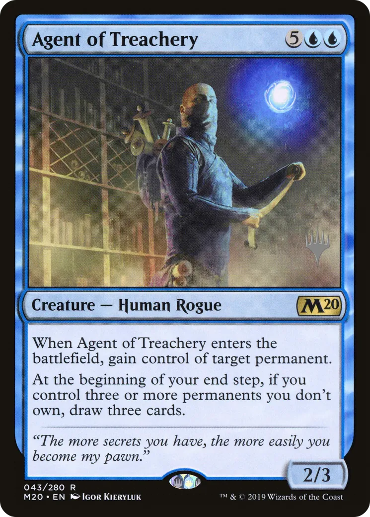 Agent de traîtrise — Core Set 2020 Promos — Magic: The Gathering