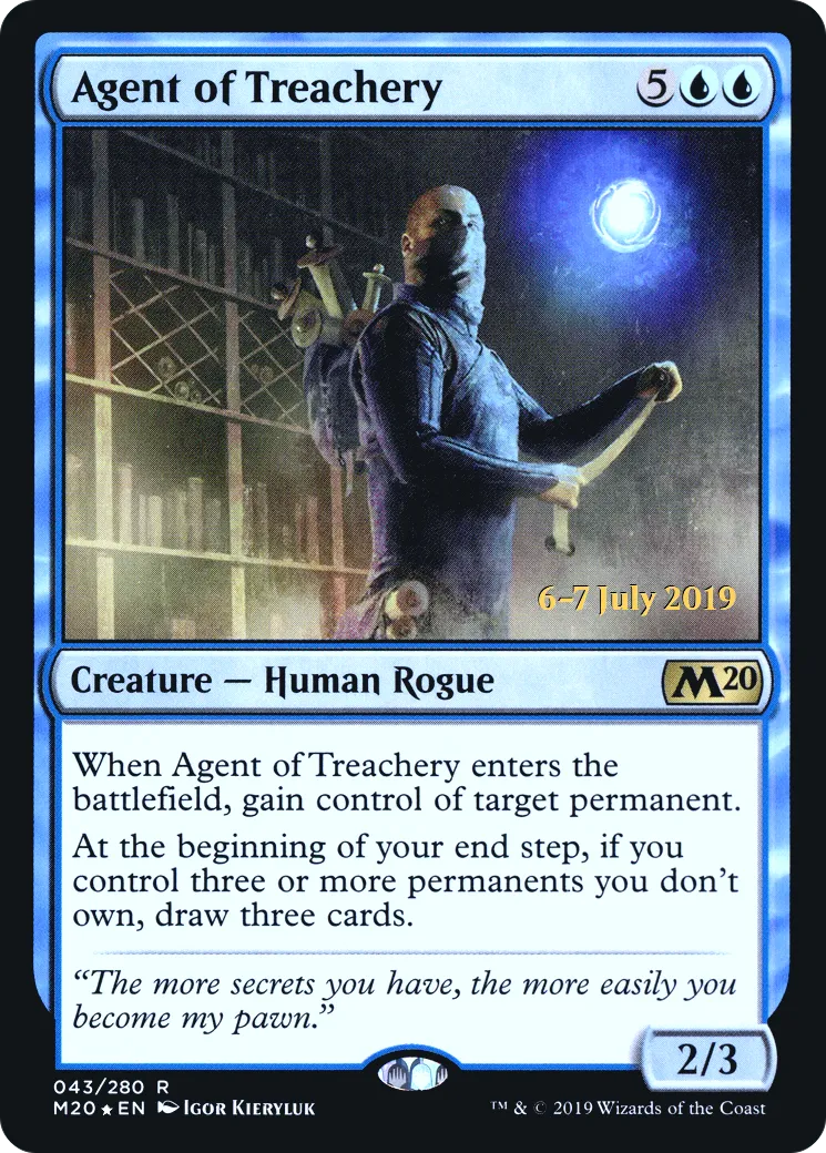 Agent de traîtrise — Core Set 2020 Promos — Magic: The Gathering