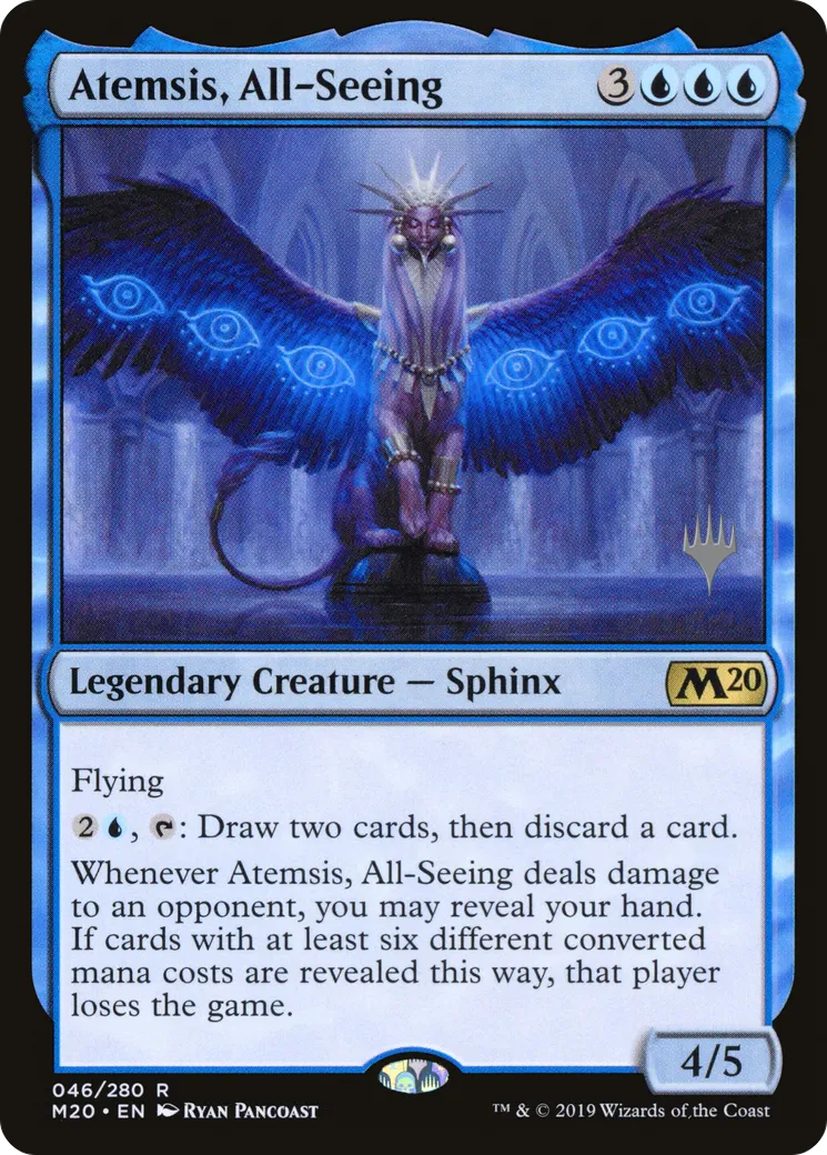 Atemsis, l'Omnisciente — Core Set 2020 Promos — Magic: The Gathering
