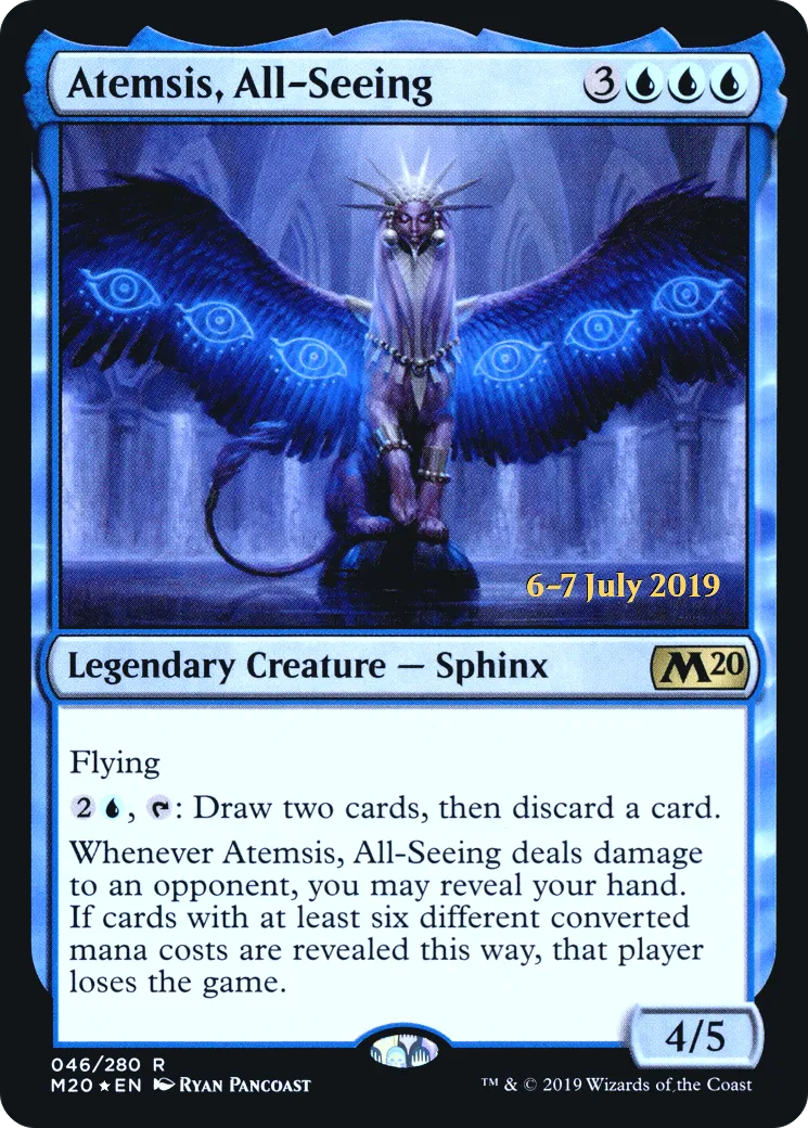 Atemsis, l'Omnisciente — Core Set 2020 Promos — Magic: The Gathering
