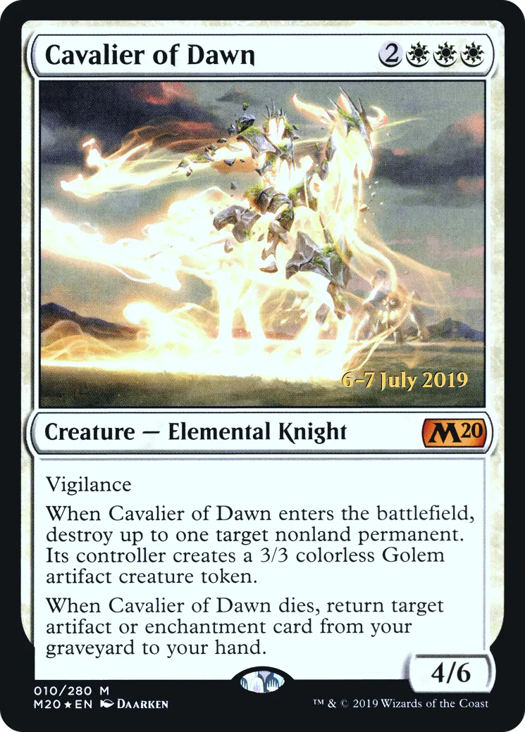 Cavalier de l'aube — Core Set 2020 Promos — Magic: The Gathering