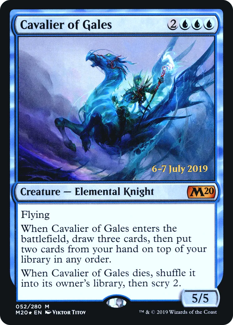 Cavalier des bourrasques — Core Set 2020 Promos — Magic: The Gathering