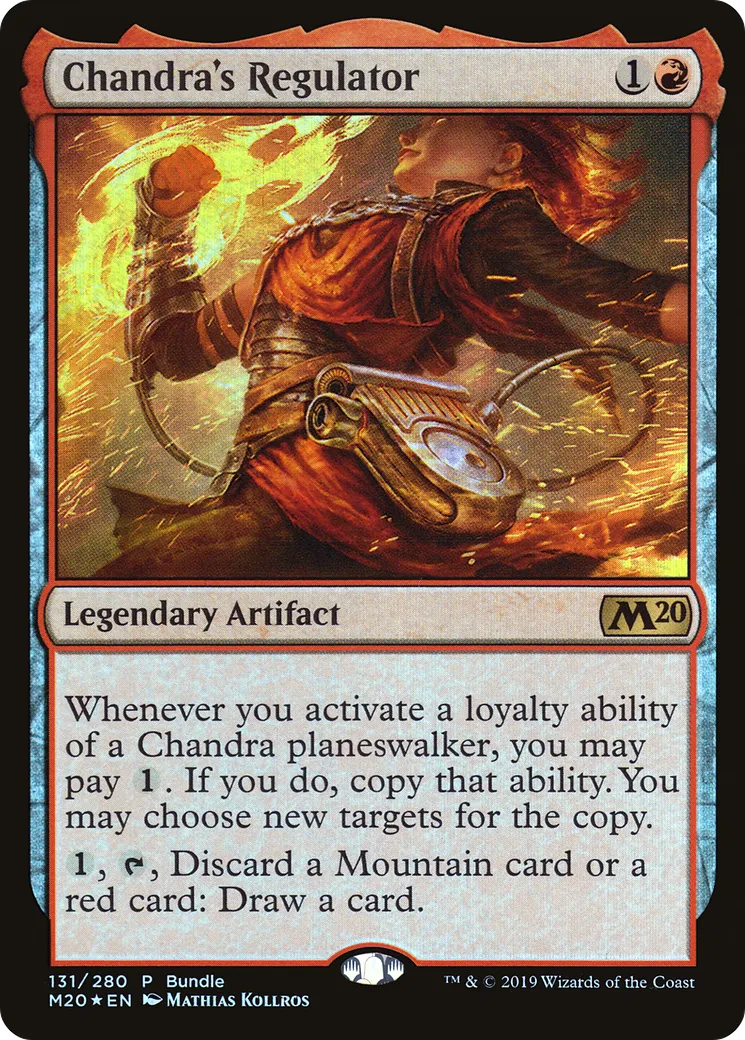 Régulateur de Chandra — Core Set 2020 Promos — Magic: The Gathering