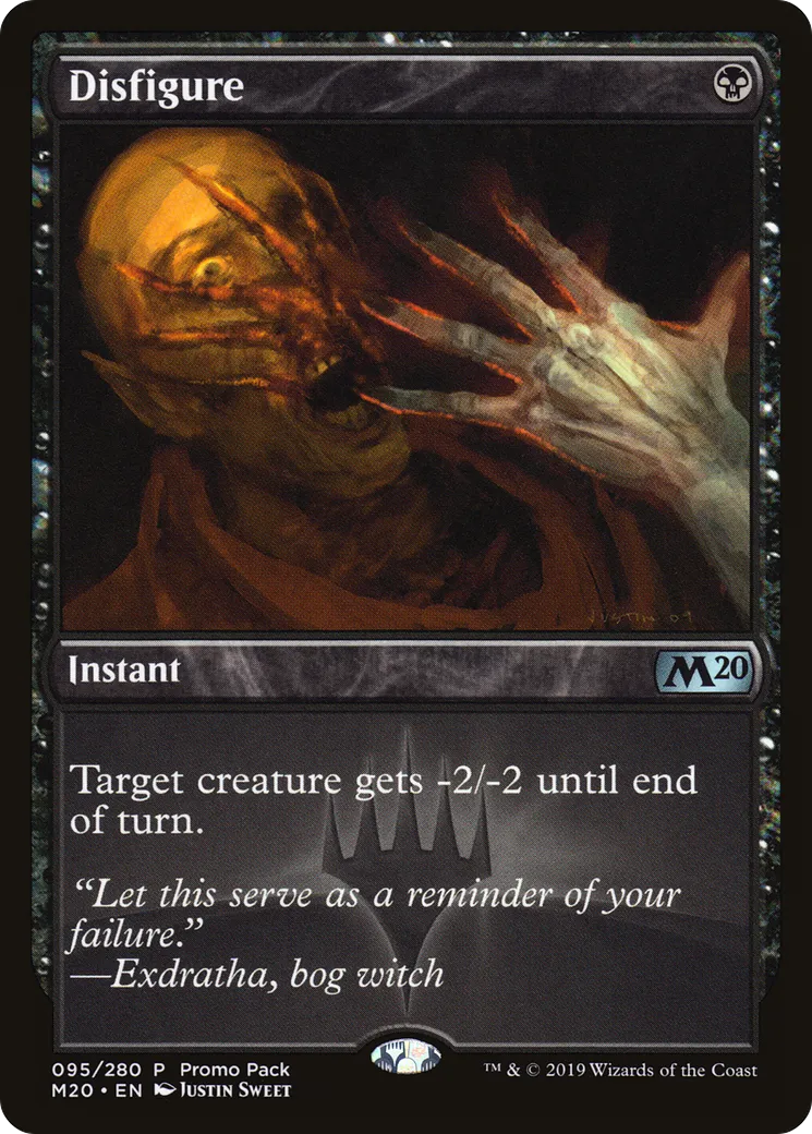 Défiguration — Core Set 2020 Promos — Magic: The Gathering