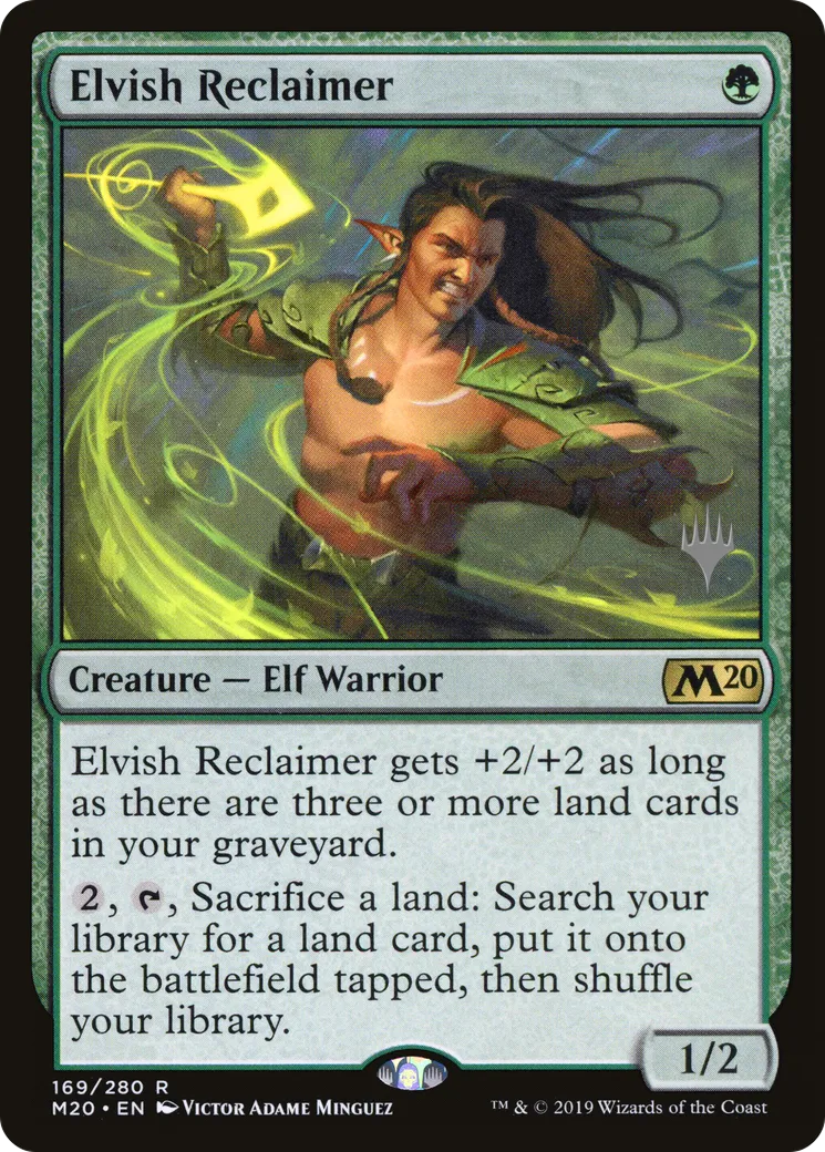 Elvish Reclaimer — Core Set 2020 Promos — Magic: The Gathering