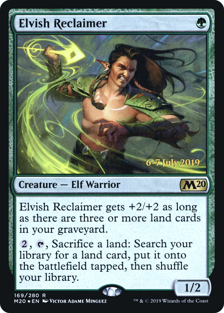 Elvish Reclaimer — Core Set 2020 Promos — Magic: The Gathering