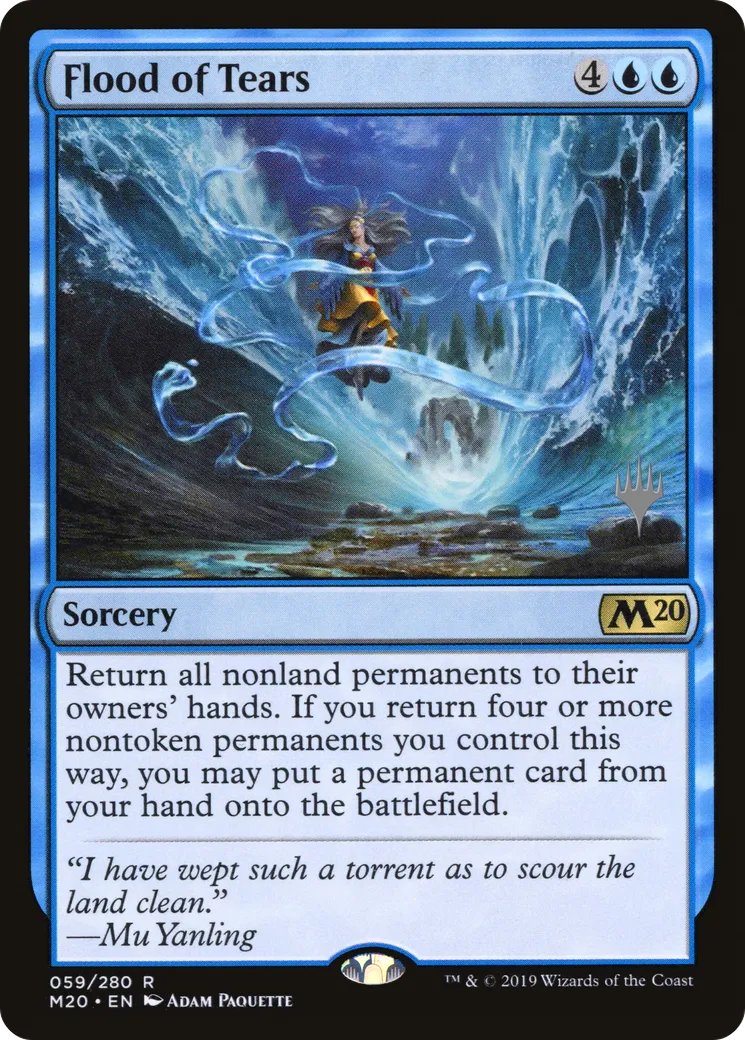 Flood of Tears — Core Set 2020 Promos — Magic: The Gathering