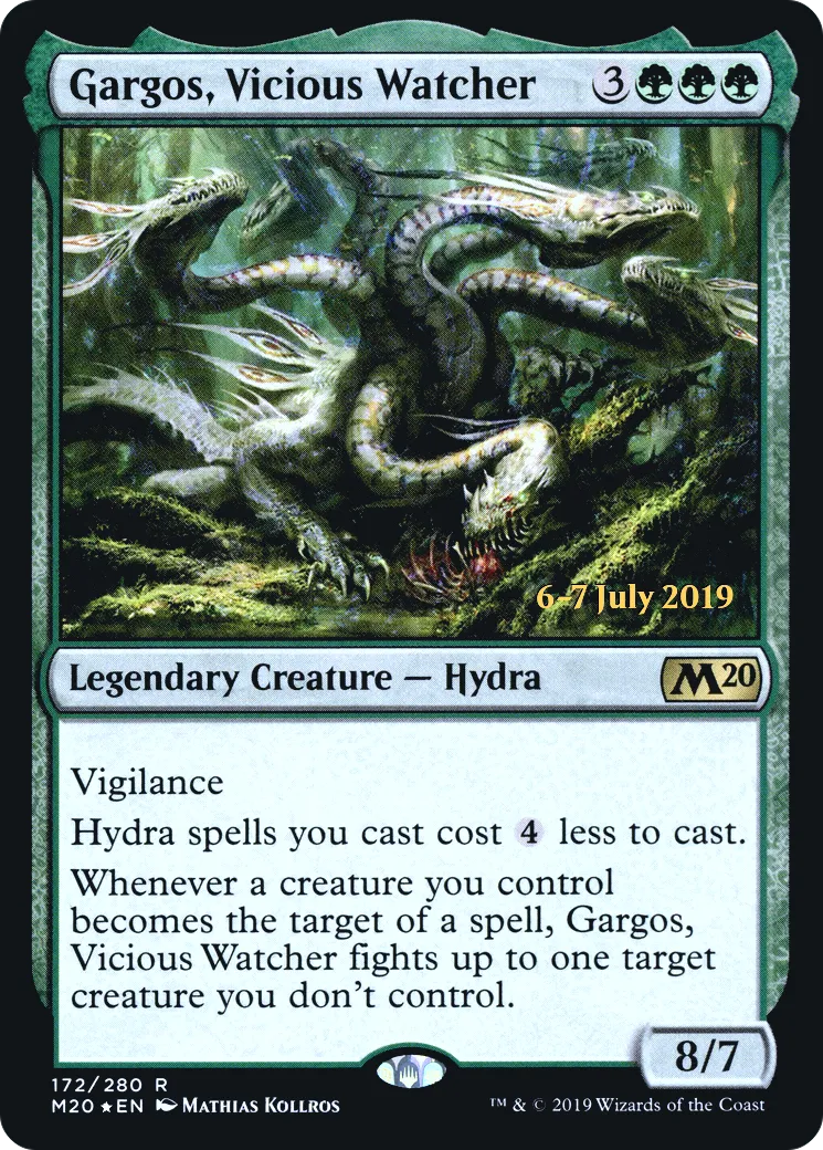 Gargos, Vicious Watcher — Core Set 2020 Promos — Magic: The Gathering
