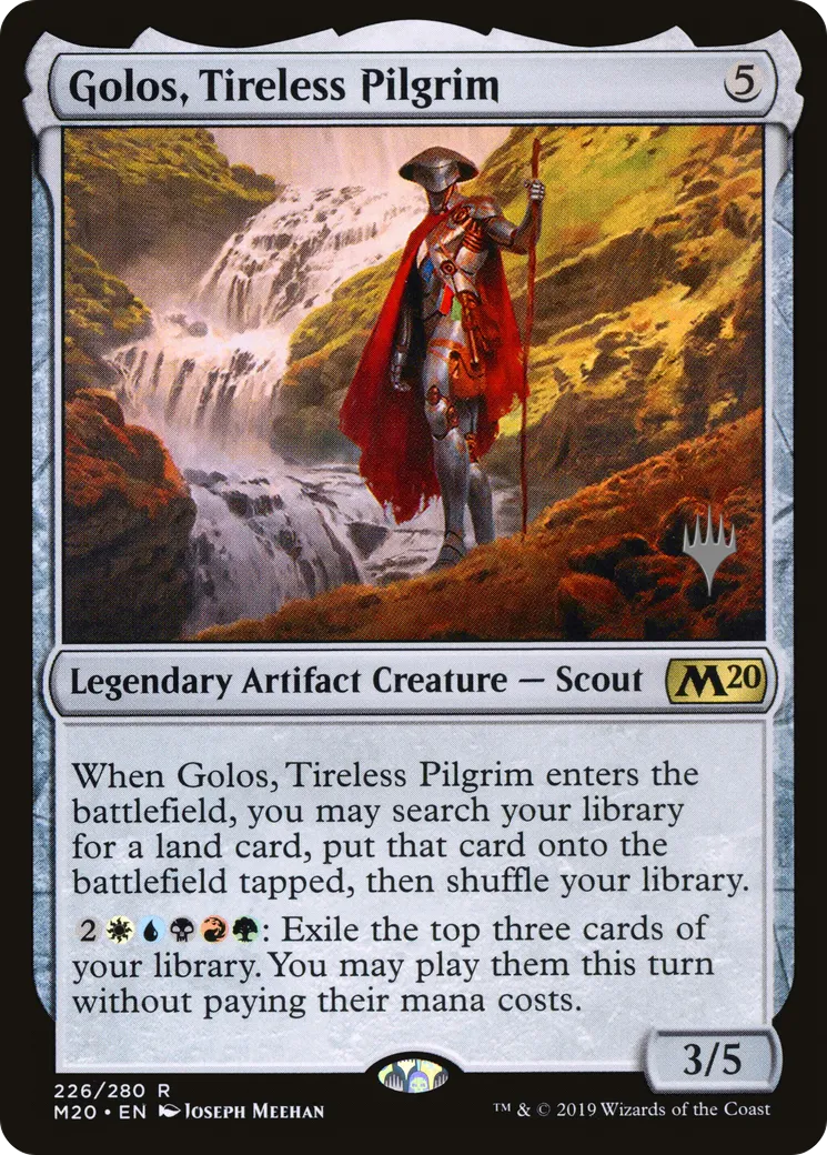 Golos, Tireless Pilgrim from Core Set 2020 Promos - Magic: The Gathering
