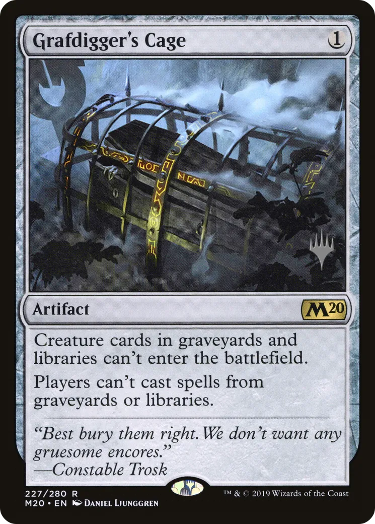 Grafdigger's Cage from Core Set 2020 Promos - Magic: The Gathering