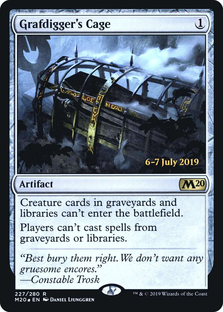 Grafdigger's Cage from Core Set 2020 Promos - Magic: The Gathering