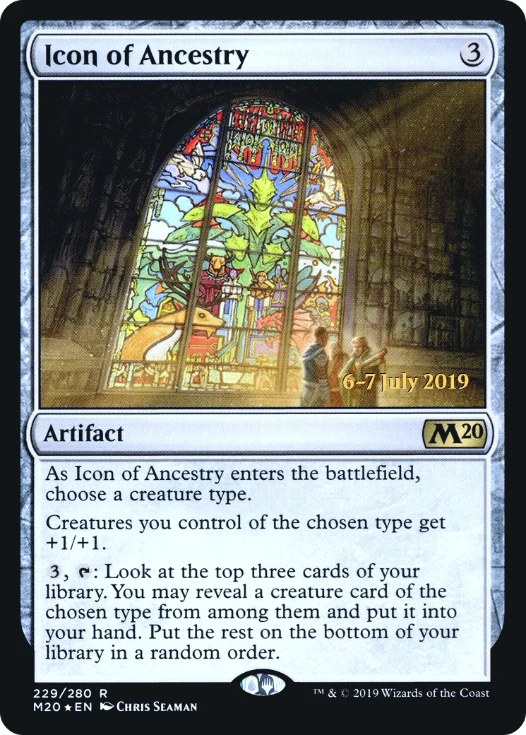Icône de l'Ascendance — Core Set 2020 Promos — Magic: The Gathering