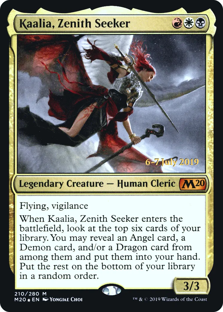 Kaalia, Zenith Seeker — Core Set 2020 Promos — Magic: The Gathering