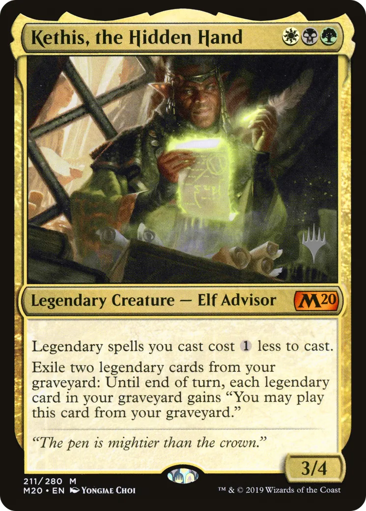Kethis, the Hidden Hand — Core Set 2020 Promos — Magic: The Gathering