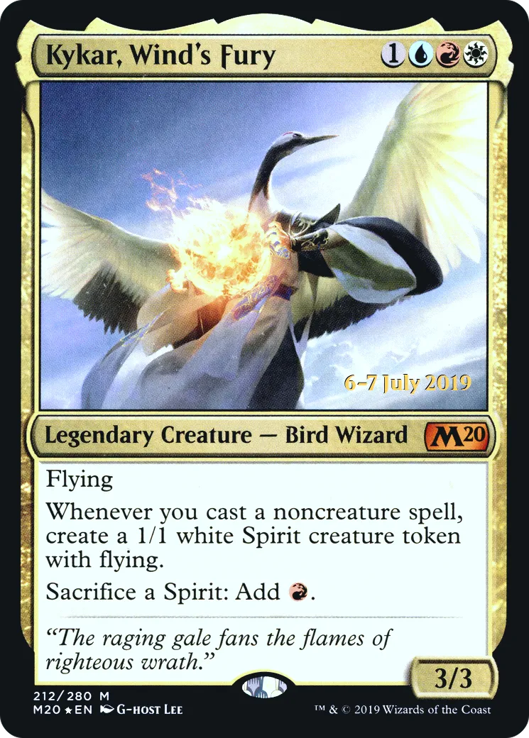 Kykar, Wind's Fury — Core Set 2020 Promos — Magic: The Gathering